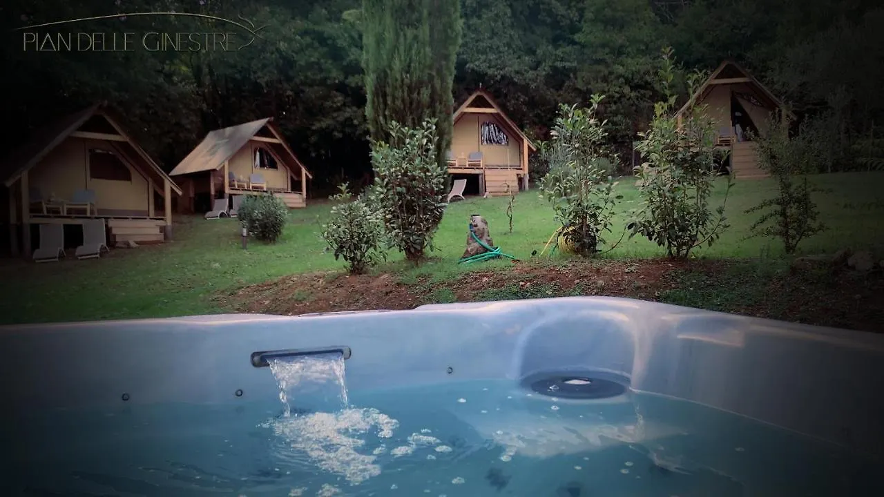 Glamping Pian Delle Ginestre Hotel Sassetta Luxury tent